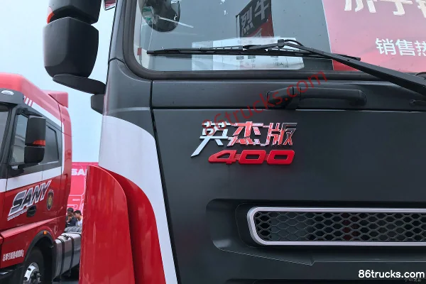 SANY Truck Yingjie Edition 400hp 6X4(10 wheels) Tractor Truck Exterior (3) | 86Trucks