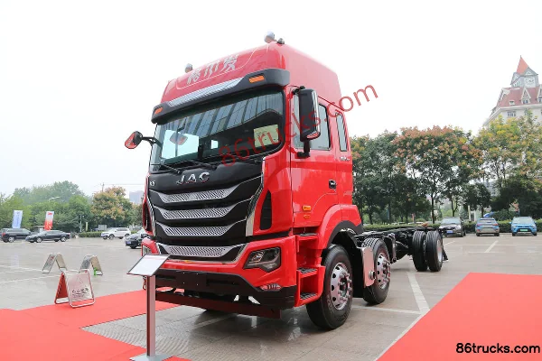 JAC Gallop K5X camion porteur lourd 290 ch 6X2(8 roues) 7,8 m plateau ridelles Extérieur (3) | 86Trucks