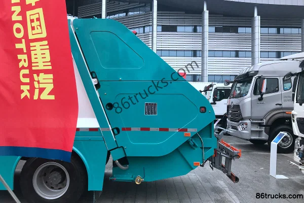 Sinotruk SITRAK C5H 270 hp 4X2(6 wheels) Compressed Garbage Truck (Qingzhuan) Body (3) | 86Trucks