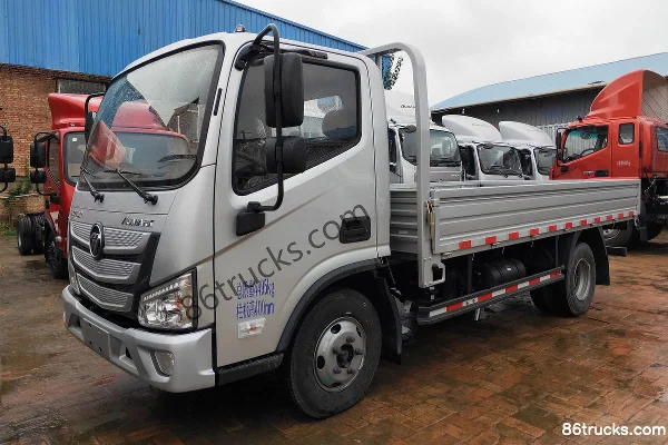 Foton Aumark S3 series 110hp 4X2(6 wheels) 4.18m single-row flatbed light truck Exterior (2) | 86Trucks
