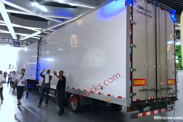 Guodao Guodao 9.6m Series van semi-trailer