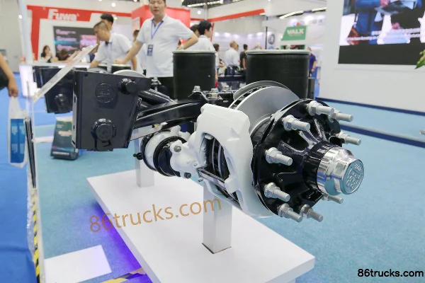 Meizhou HSM10010 400K ALO 10-ton Single Tire Air Suspension (Drum) Exterior