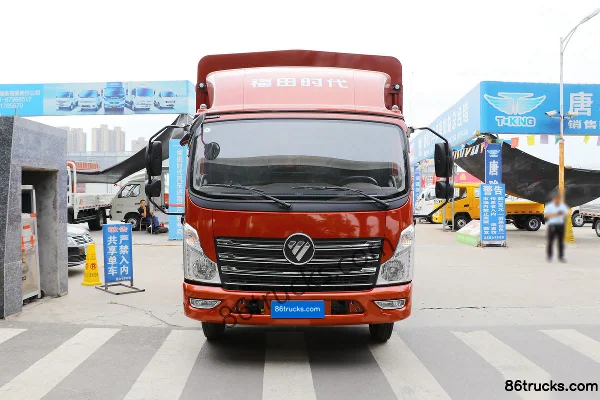 Foton Times Leading High-End Version 143hp 4X2(6 wheels) 3.8m Double-row Stake Truck Exterior (2) | 86Trucks
