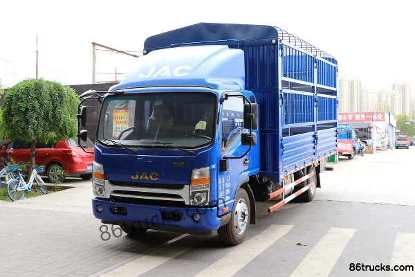 JAC Shuailing Q7 154 ch 4X2(6 roues) 5,2 m cabine avancée avec double rangée, camion léger à ridelles Extérieur (3) | 86Trucks