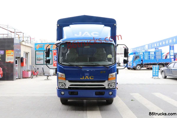 JAC Shuailing Q7 154 ch 4X2(6 roues) 5,2 m cabine avancée avec double rangée, camion léger à ridelles Extérieur (2) | 86Trucks