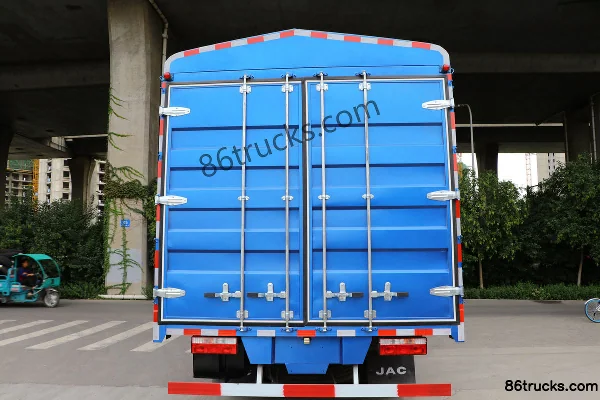 JAC Shuailing Q7 154 ch 4X2(6 roues) 5,2 m cabine avancée avec double rangée, camion léger à ridelles Carrosserie (2) | 86Trucks