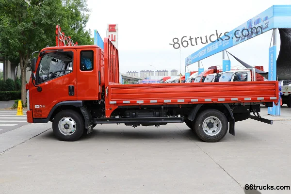 Foton Times Leading 6 130hp 4X2(6 wheels) 3.8m half-cab flatbed light truck Exterior (3) | 86Trucks