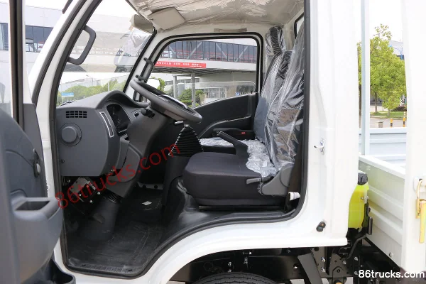 Yuejin Fuxing S70 1.5L 113hp 4X2(6 wheels) Gasoline 3.65m Single Row Flatbed Mini Truck (China VI) Cab (1) | 86Trucks
