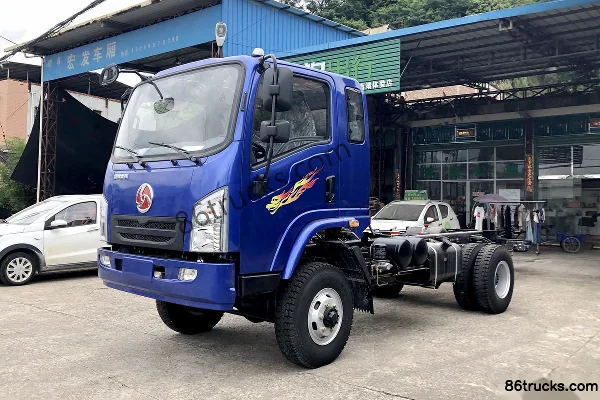Sanlong Longjiang 235 ch 4X2(6 roues) camion benne 3,8 m Extérieur (3) | 86Trucks