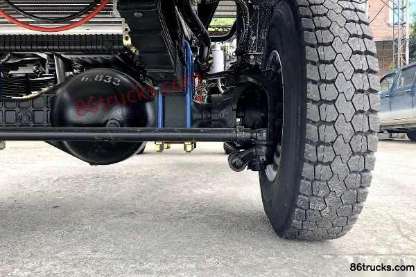 Sanlong Longjiang 235 ch 4X2(6 roues) camion benne 3,8 m Châssis (3) | 86Trucks