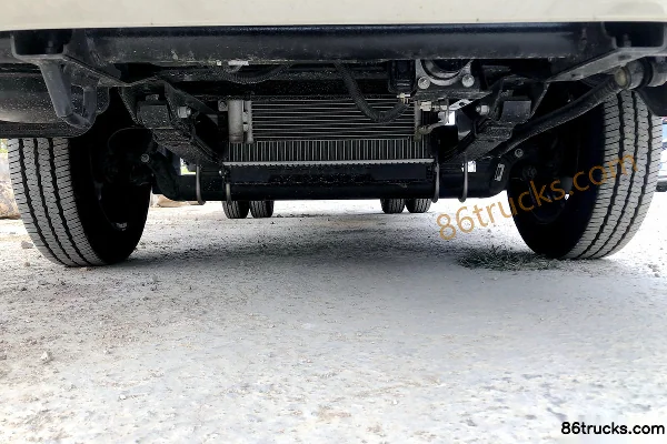 JAC Kairui X6 110 ch 4X2(6 roues) 2,75 m micro camion plateau double cabine Châssis (3) | 86Trucks