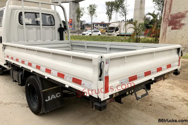 JAC Kairui X6 110 ch 4X2(6 roues) 2,75 m micro camion plateau double cabine Carrosserie (2) | 86Trucks