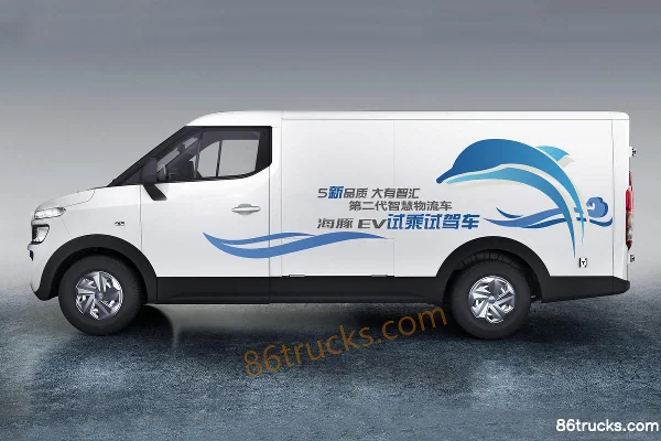 Karry Dolphin EV Smart Edition 2.8T 5.46m Pure Electric Enclosed Van (10.1 floating screen) 44.5kWh Exterior (3) | 86Trucks