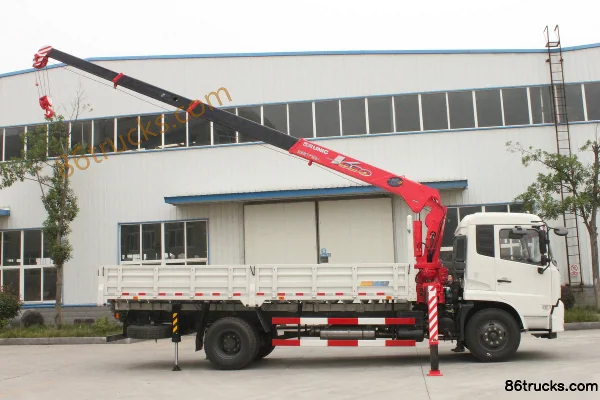 Dongfeng Commercial Vehicle Tianjin 180 hp 4X2(6 wheels) truck-mounted crane (Pafeite brand) Exterior (3) | 86Trucks