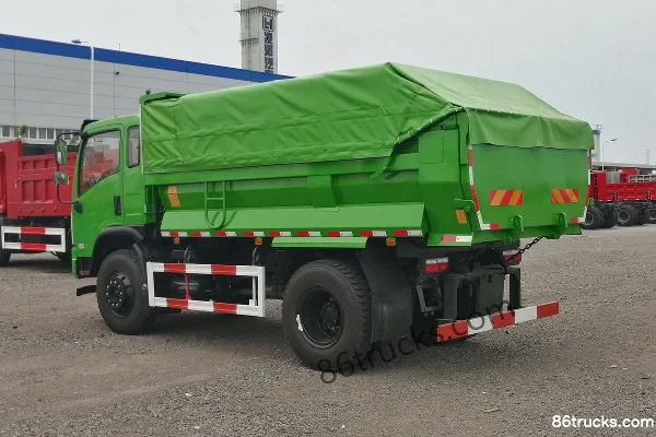 Aerospace Linghe Qihangxing 160 hp 4X2(6 wheels) 4m Dump Truck Exterior (3) | 86Trucks