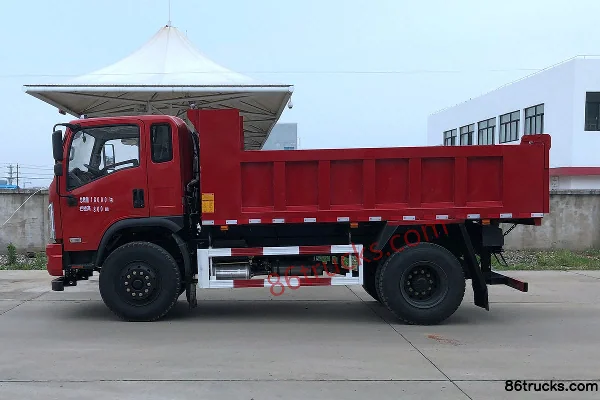 Aerospace Linghe Qihang Star 160hp 4X2(6 wheels) 4.2m dump truck Exterior (3) | 86Trucks
