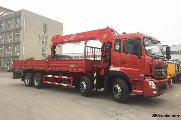 Dongfeng Commercial Vehicle Tianlong 315 hp 8X4(12 wheels) Truck-Mounted Crane (Pafeite Brand) Exterior (3) | 86Trucks
