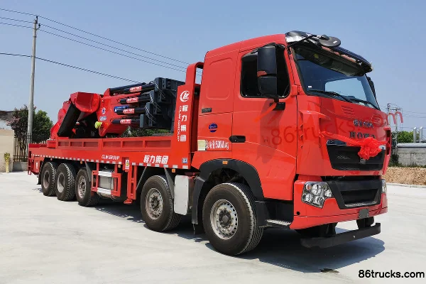 Sinotruk HOWO Sinotruk HOWO T7H heavy-duty truck truck-mounted crane