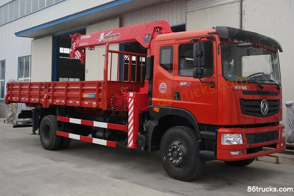 Dongfeng T5 180 hp 4X2(6 wheels) Truck-Mounted Crane (Pafeite) Exterior (2) | 86Trucks