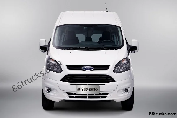 JMC New Transit 2019 Business Edition 121hp 7-Seat Medium Wheelbase 2.0T Diesel Medium Roof Multi-purpose Van Exterior (2) | 86Trucks