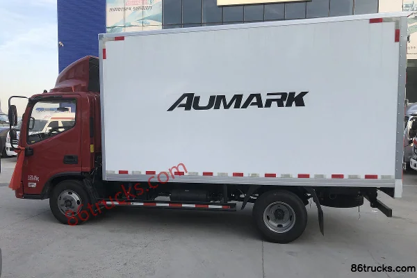 Foton Aumark E Edition Custom Edition 110hp 4X2(6 wheels) 4.14m Single Row Van Light Truck (Medium Body) Exterior (3) | 86Trucks