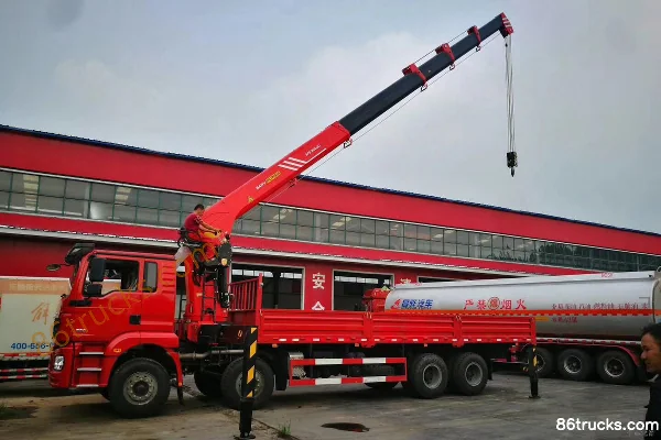 SHACMAN Delong New M3000 300 ch 8X4(12 roues) camion grue (marque Pafeite) Extérieur (2) | 86Trucks