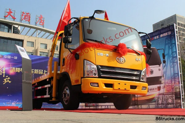FAW Jiefang Hu VN 130hp 4X2(6 wheels) Wrecker (Chunhong Brand) Exterior