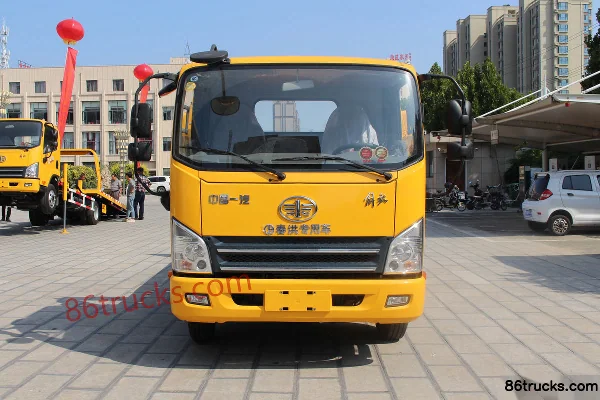 FAW Jiefang Hu VN 130hp 4X2(6 wheels) Wrecker with Ramp (Chunhong Brand) Exterior (2) | 86Trucks