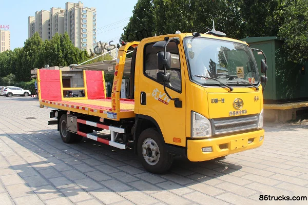 FAW Jiefang Hu VN 130hp 4X2(6 wheels) Wrecker with Ramp (Chunhong Brand) Exterior