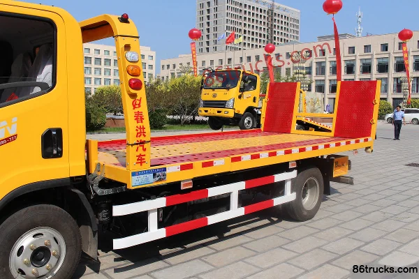 FAW Jiefang Hu VN 130hp 4X2(6 wheels) Wrecker with Ramp (Chunhong Brand) Body (1) | 86Trucks