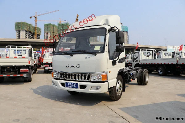 JAC Junling E5 116 ch 4X2(6 roues) 4,18 m camion léger à grille, cabine simple Extérieur (3) | 86Trucks