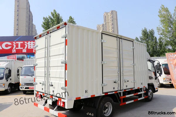 JAC Kangling J5 115 hp 4X2(6 wheels) 4.15m Single Row Van Light Truck Body (1) | 86Trucks