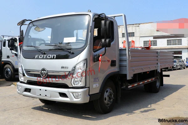 Foton Ollin CTS 170 ch 4X2(6 roues) camion léger à plateau de 5,15 mètres à cabine simple (China VI) (BJ1108VEJEA-AC1) Extérieur (3) | 86Tru