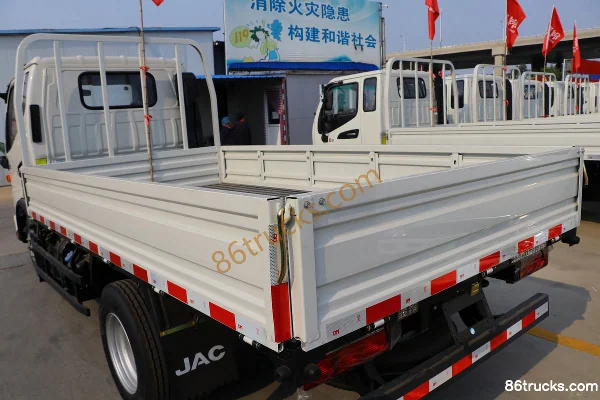 JAC Junling V3 109 ch 4X2(6 roues) 3,37 m camion léger à ridelles cabine avancée Carrosserie (1) | 86Trucks