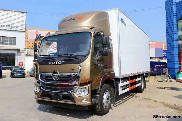Foton Aoling Hornet 220 hp 4X2(6 wheels) 6.1m day cab van truck Exterior (2) | 86Trucks