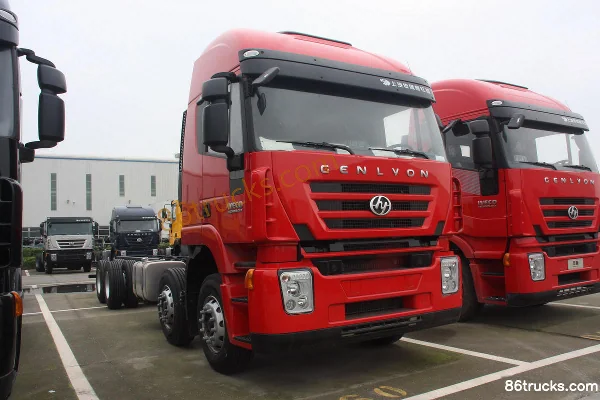 Hongyan Genlyon 290 ch 8X4(12 roues) Camion porteur (châssis spécial) Extérieur (3) | 86Trucks