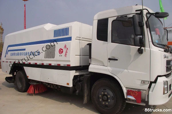 Dongfeng Commercial Vehicle Tianjin 180 ch 4X2(6 roues) Balayeuse (marque Chusheng) Extérieur (3) | 86Trucks