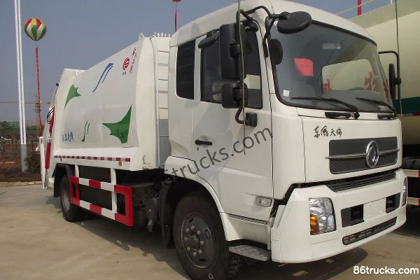 Dongfeng Commercial Vehicle Tianjin 190 hp 4X2(6 wheels) Garbage Truck (Chusheng Brand) Exterior (2) | 86Trucks