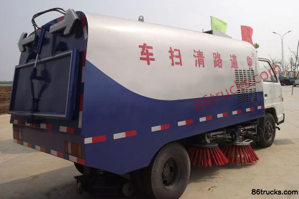JMC Shunda 102 hp 4X2(6 wheels) Sweeper Truck (Chusheng Brand) Body (2) | 86Trucks