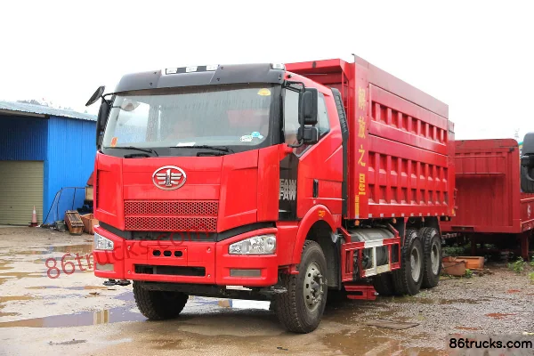 FAW Jiefang J6P heavy truck 370 hp 6X4(10 wheels) 4.8 m dump truck (cab over) Exterior (3) | 86Trucks