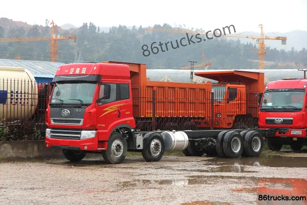FAW Jiefang Qingdao Xindawei camion porteur 280 ch 8X4(12 roues) (châssis) Extérieur (2) | 86Trucks