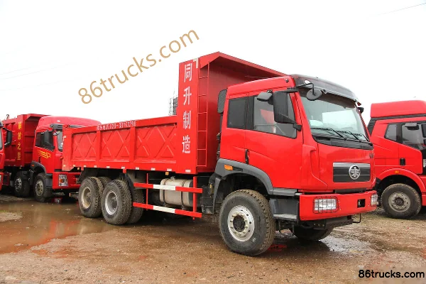 FAW Jiefang Qingdao Xindawei heavy truck 336 hp 6X4(10 wheels) 5.6m dump truck Exterior (3) | 86Trucks