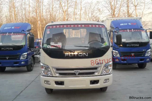 Foton Ollin TX 95 ch 4X2(6 roues) camion léger à plateau à ridelles simple cabine 3,8 m Extérieur (2) | 86Trucks