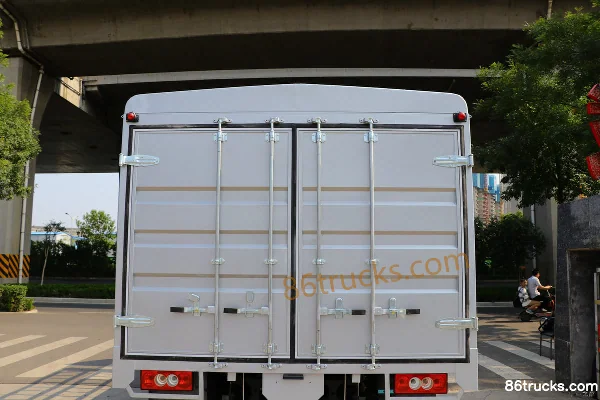 Foton Aumark S3 Series Express Delivery Version 156 hp 4X2(6 wheels) 4.17m Single Row Grain Van Light Truck Body (1) | 86Trucks