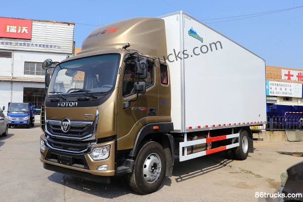 Foton Aoling Hornet 220 hp 4X2(6 wheels) 6.1m day cab van truck Exterior (3) | 86Trucks