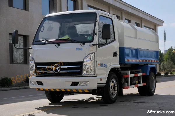 Kama K6 Fulai Ka 102hp 4X2(6 wheels) Self-loading Garbage Truck Exterior (3) | 86Trucks