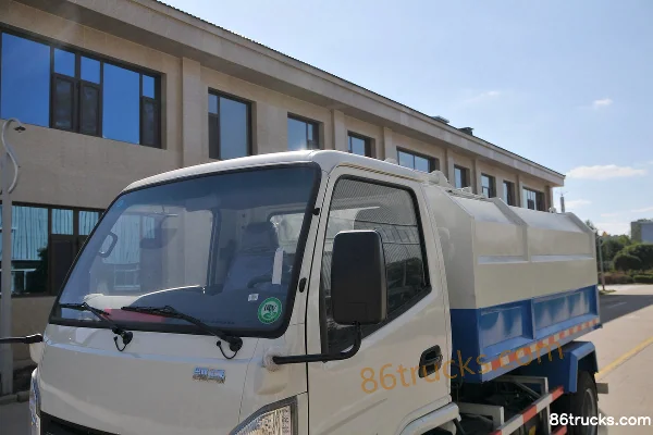 Kama K6 Fulai Ka 102hp 4X2(6 wheels) Self-loading Garbage Truck Body (1) | 86Trucks