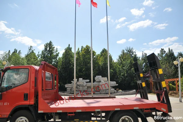 Kama Kaijie M6 129hp 4X2(6 wheels) Flatbed Truck Body (1) | 86Trucks
