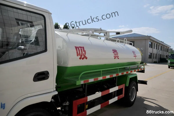 Kama K8 Fuyunlai 110hp 4X2(6 wheels) Fecal Suction Truck Body (2) | 86Trucks