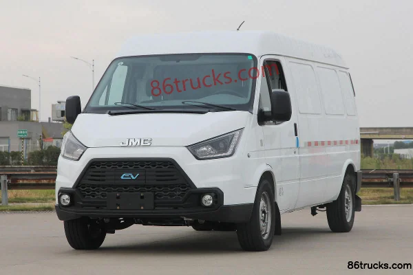 JMC Teshun EV version transport commercial 5,7 m fourgon fermé électrique à empattement long (toit mi-haut) 80,4 kWh Extérieur (3) | 86Truck